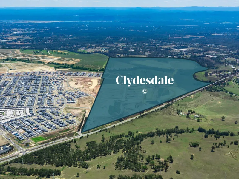 Oversized Residential Land Blocks with 600+sqm are now selling at Clydesdale with land price from $569,000