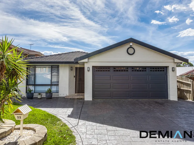 Extremely well-kept 4 bedroom home in a prized location offers exclusive lakeside living.