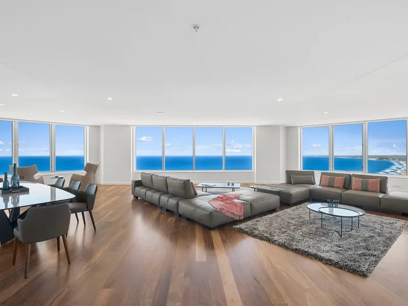 Luxurious Beachfront Sub-Penthouse Sky-Home in Q1 Building