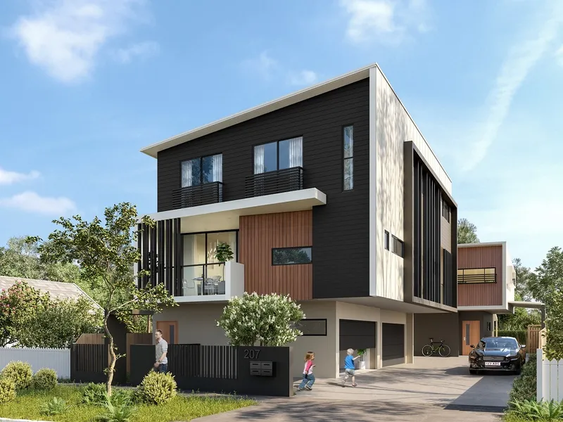 Boutique complex of only 4 brand new townhouses