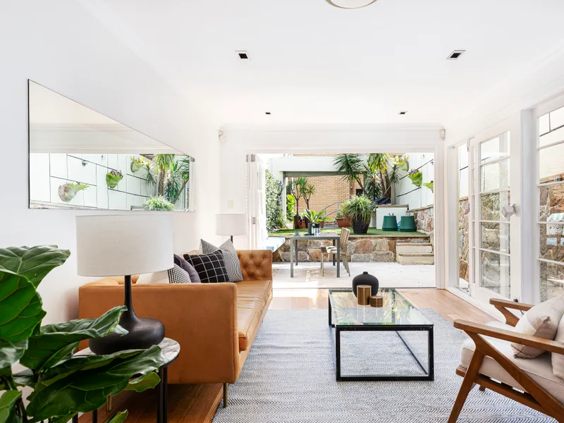 Designer parkside home with secure parking