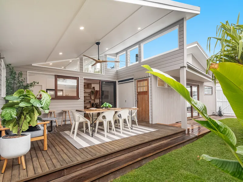 Modern beach house with fresh interiors close to town