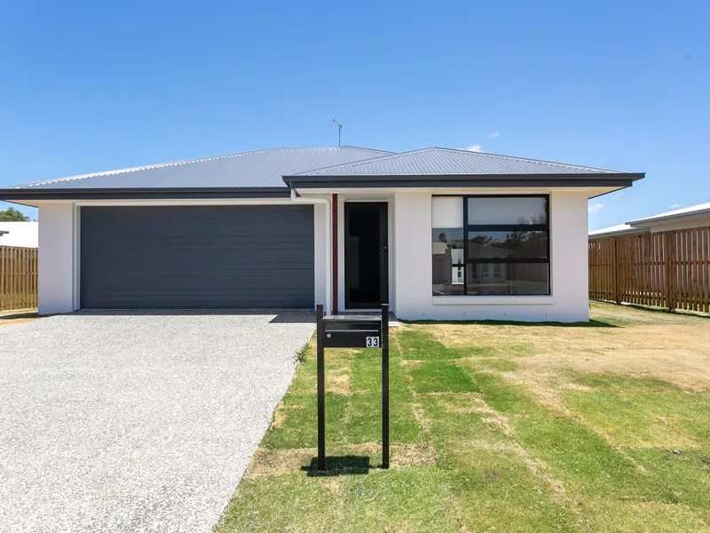 Brand new home with large fully fenced yard