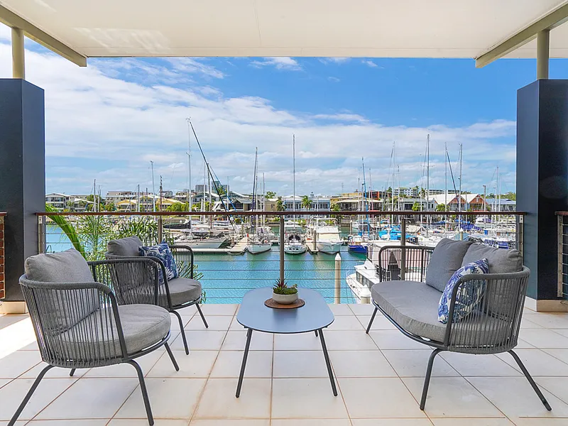 Luxury waterfront living with stunning marina outlook