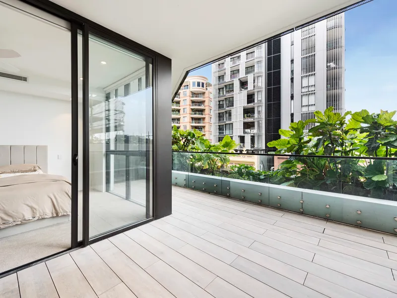 A smart designer living space in Bondi Junction's heart