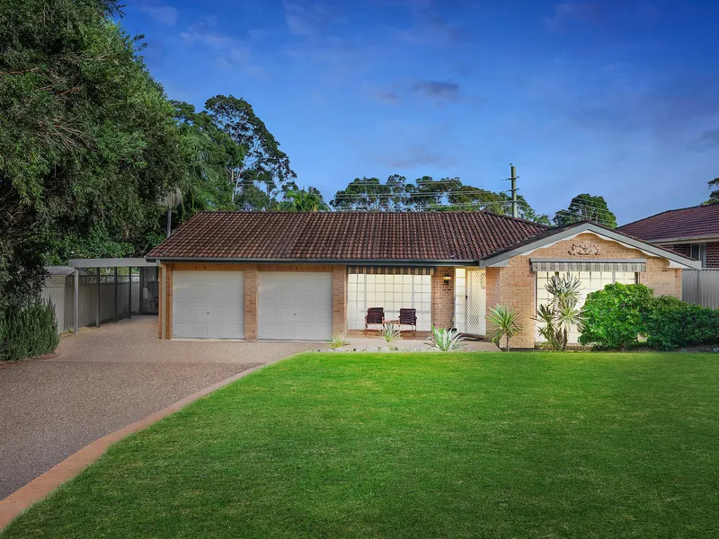 Granny flat and pool on reserve