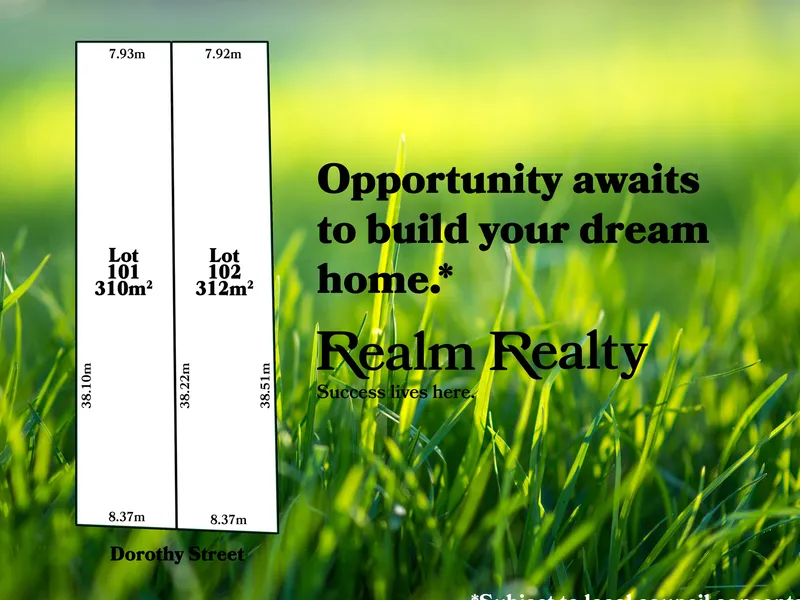 Lock in to affordable lifestyle - buy and build in Brahma Lodge