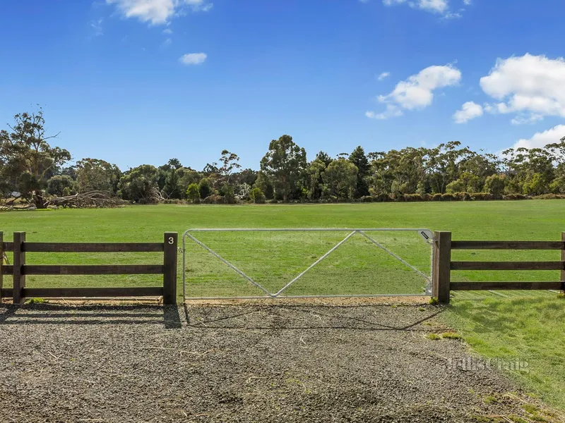 Small acreage with permit to build