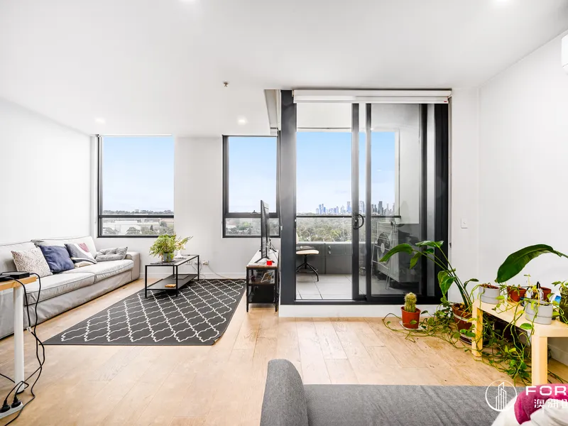 Unobstructed park and skyline view