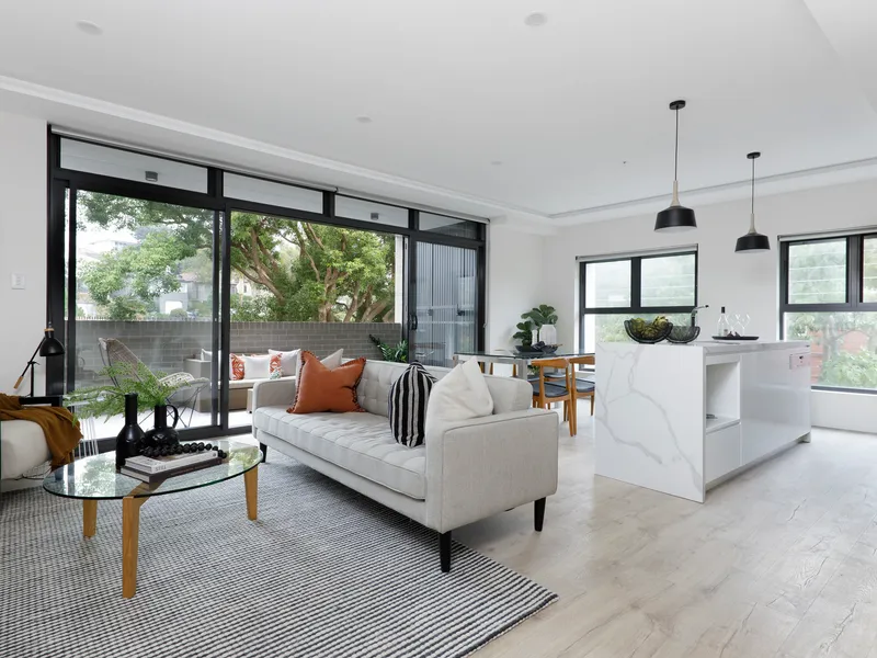 Large north east corner brand new luxury 3 bedroom apartment in boutique development known as 