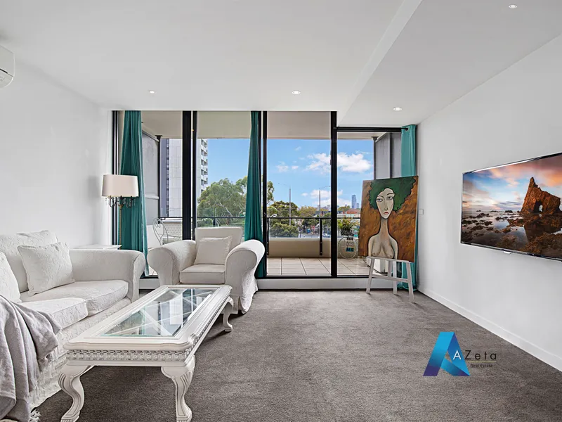 ST KILDA ROAD 1BED 1BATH 1CAR SPACE - FULLY FURNISHED