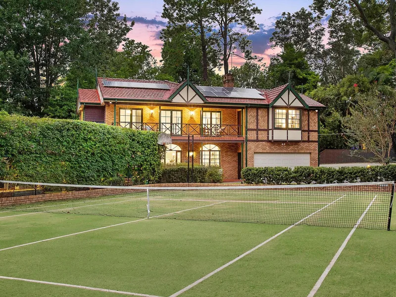 Blissfully private family sanctuary amidst idyllic outdoor oasis