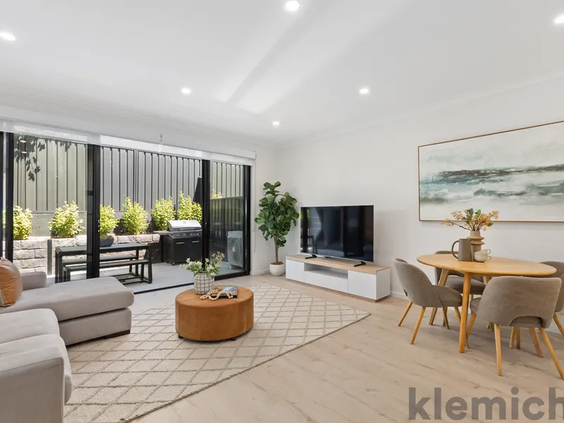 Stylish, as new townhouse footsteps from Linear Park