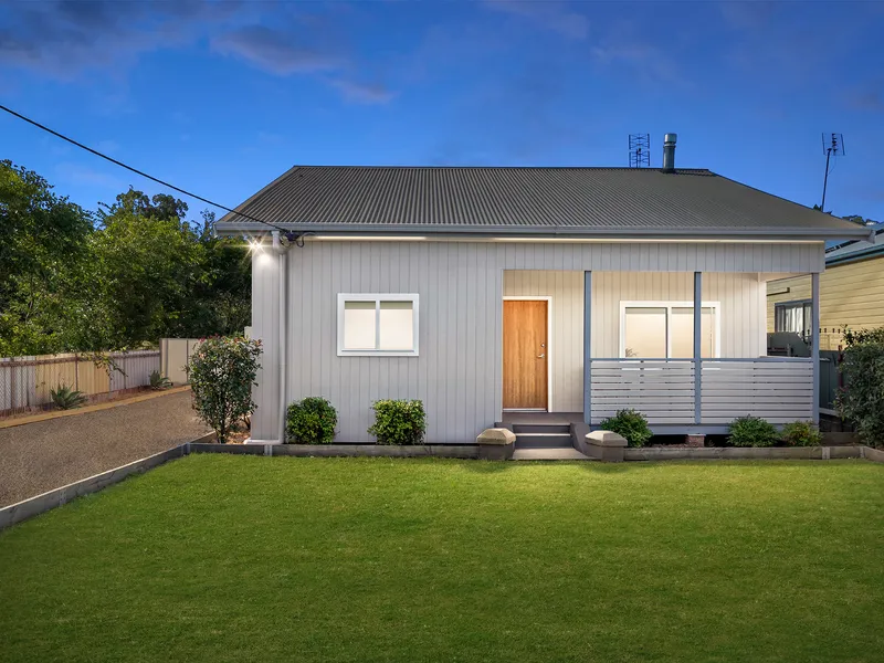 Renovated charm on a deep block                                 