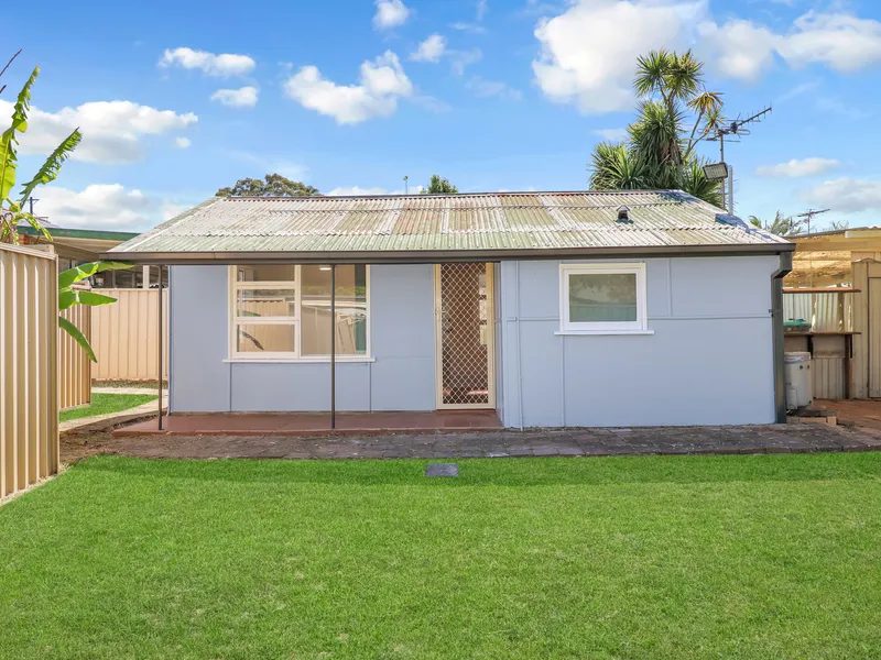 Self-Contained Living with a Large Backyard