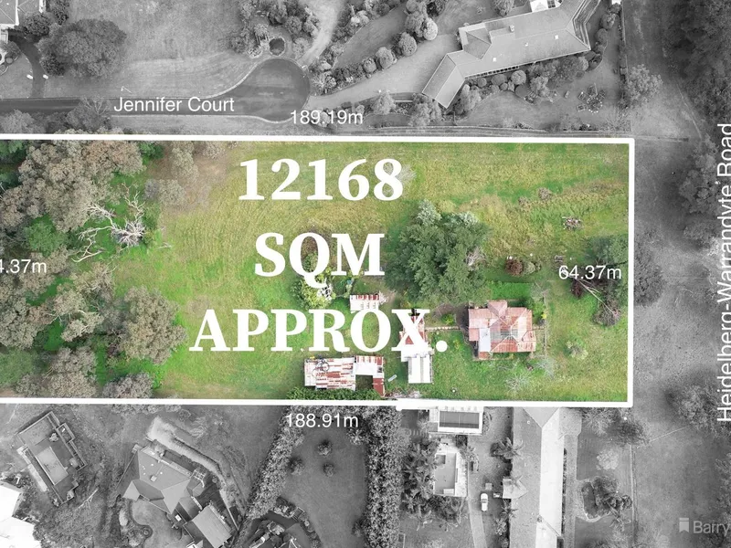 Three acres of incredible potential.