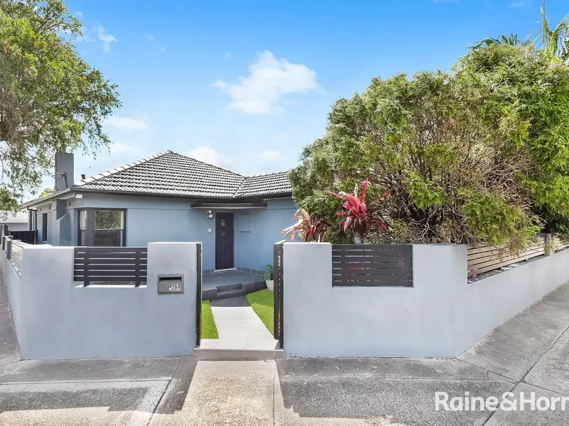 Full brick home on a corner position
