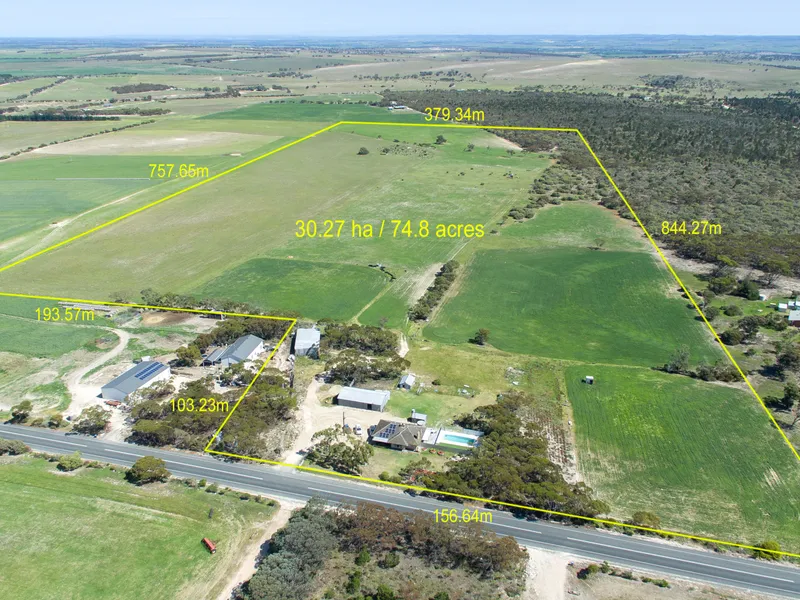 A Serene Outlook Over 74 Acres of Rolling Land
