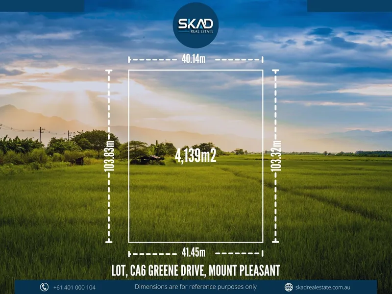 Lot CA6 Greene Drive, Mount Pleasant !!