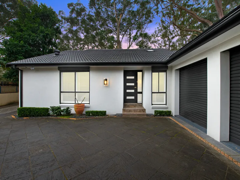 Updated family haven in private leafy setting