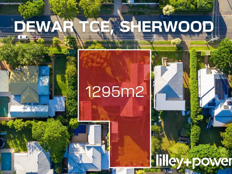 SPECTACULARLY LARGE 1295M2 ALLOTMENT IN SHERWOOD’S EXCLUSIVE ‘HIGHSIDE’