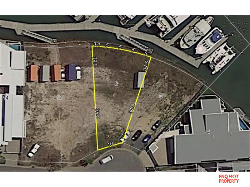 North facing vacant block ready to build on.