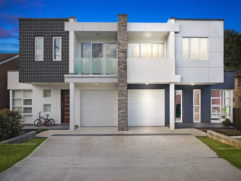 Near-new duplex in Kent Road Public catchment that's brimming with style