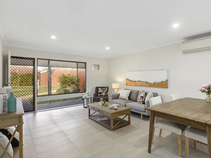 Refurbished unit with garden views