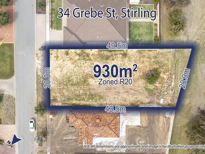 930m2 of Street Front GREEN TITLE LAND Zoned R20 - Duplex Potential!