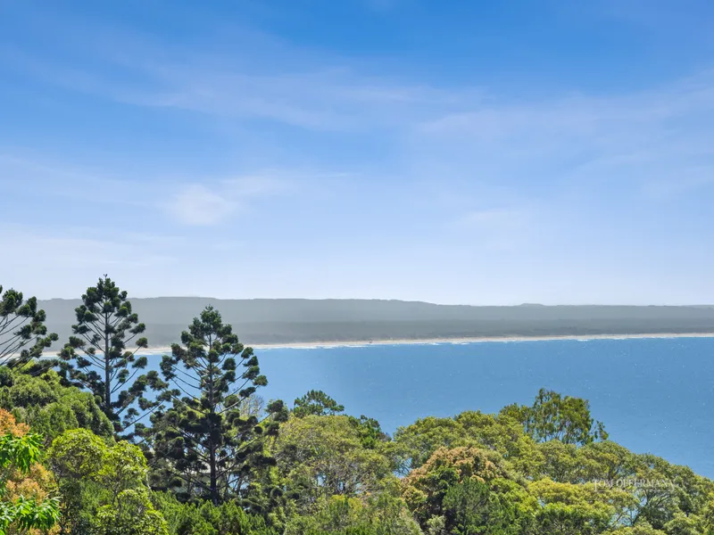 Dress Circle Looking Over Laguna Bay to Coloured Sands