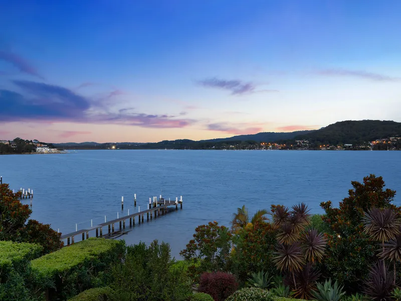 Direct deep waterfront property with jetty and berthing