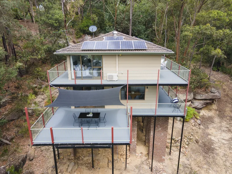 Tree-top retreat filled with birdsong, only minutes from the centre of town