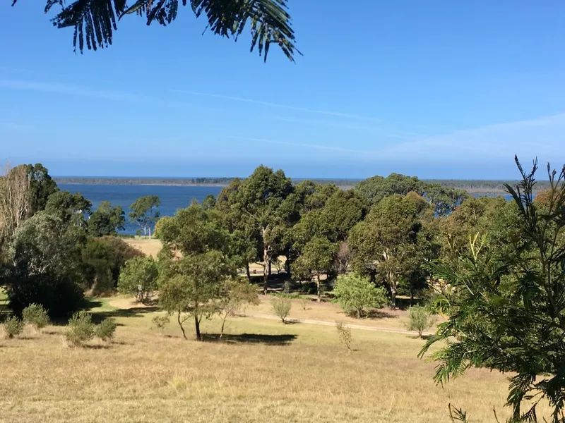 ONE OF THE BEST VIEWS OF THE GIPPSLAND LAKES reduced by $45,000