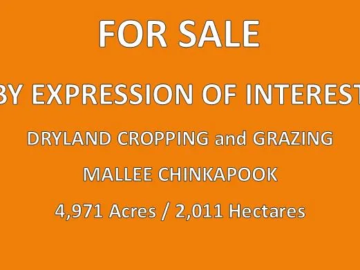 Dryland Cropping & Grazing - Mallee/Chinkapook
