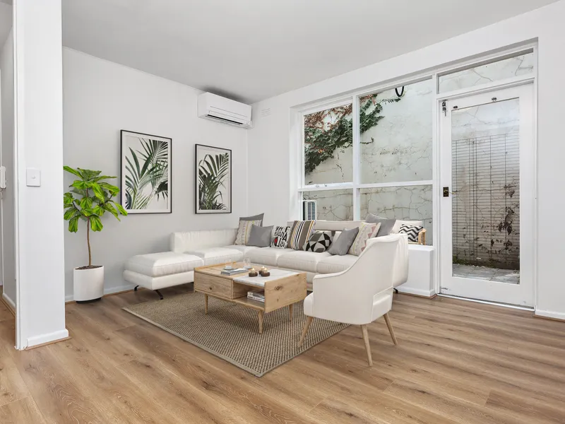 Freshly renovated with private courtyard and shed!