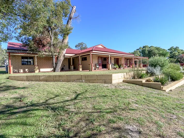 Luxurious Home on rural acreage.