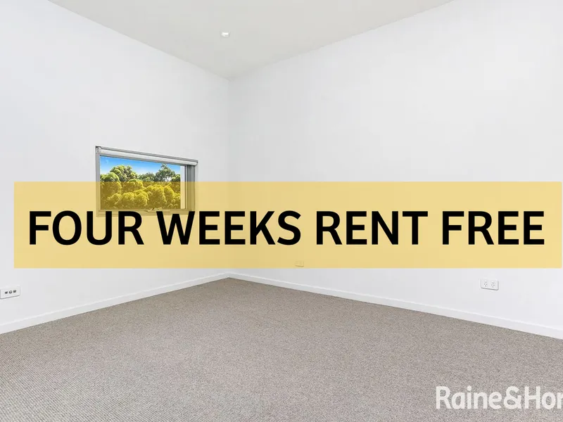 *FOUR WEEKS RENT FREE*  *BONUS Uber Eats Voucher*  STUNNING ONE-BEDROOM APARTMENT + STUDY