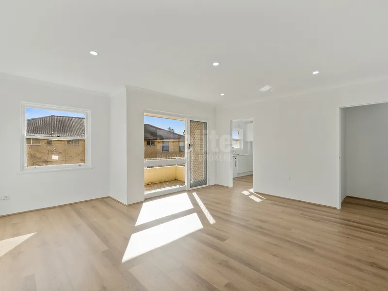 Completely renovated 2 bed in Boutique block with lock up garage
