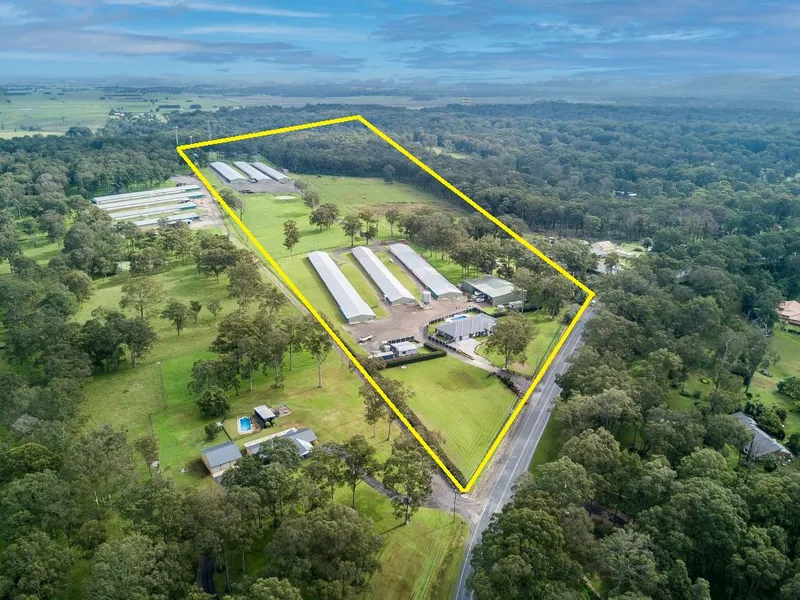25 Acres Substantial Turkey Meat Breeding Farm, Idealic Mid North Coast Location, Luxury Residence.