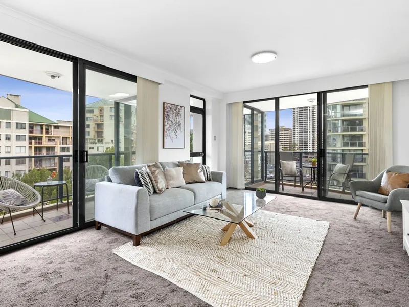 Oversized Apartment Occupying Prized Corner Position in Heart of St Leonards