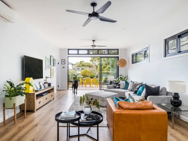 Single-level character cottage w/ modern extension in convenient location