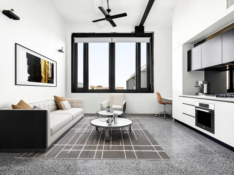 Sleek warehouse conversion with state-of-the-art technology