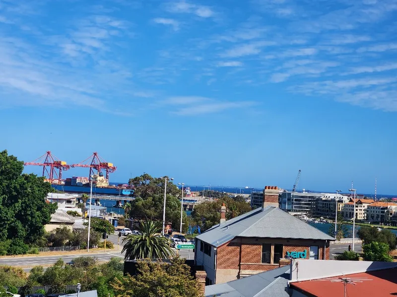 Views to Fremantle Harbour and Rotto !