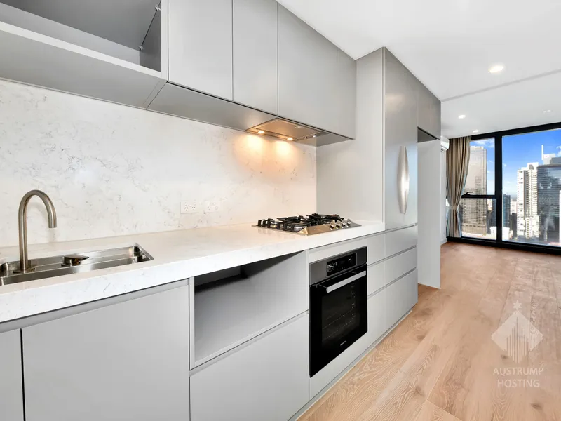 Luxury one bedroom apartment in Melbourne's tallest tower-380 Melbourne