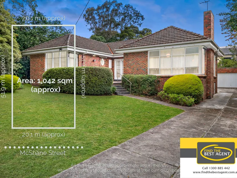 Substantial 1,042sqm approx allotment, Balwyn High School zone