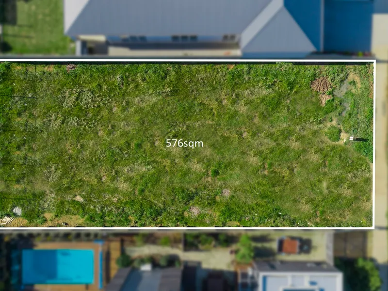 576 sqm ready to build on!