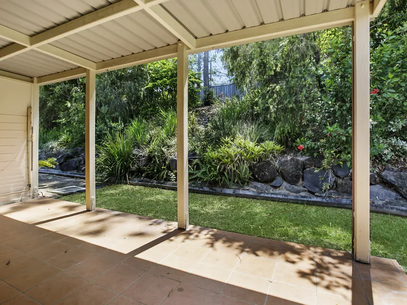 Two bedroom unit with private back patio