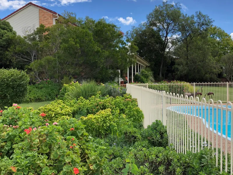 Country living in town on nearly 2 acres of paradise