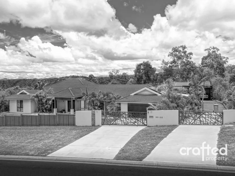 acreage life | Magnificent Family Retreat + Pool + 3 Bay Shed