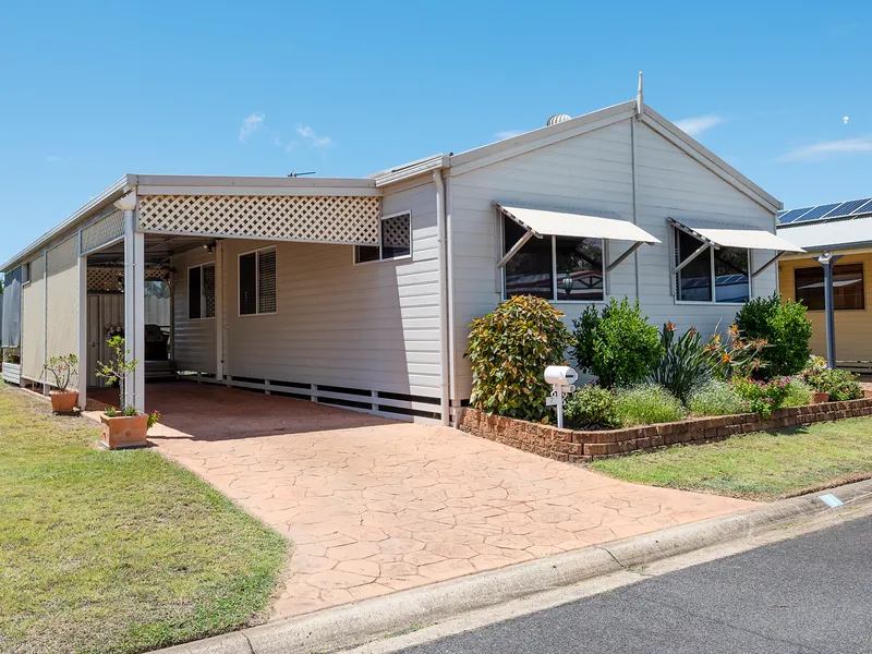 Home for sale in the best located over fifties lifestyle village in Hervey Bay Qld
